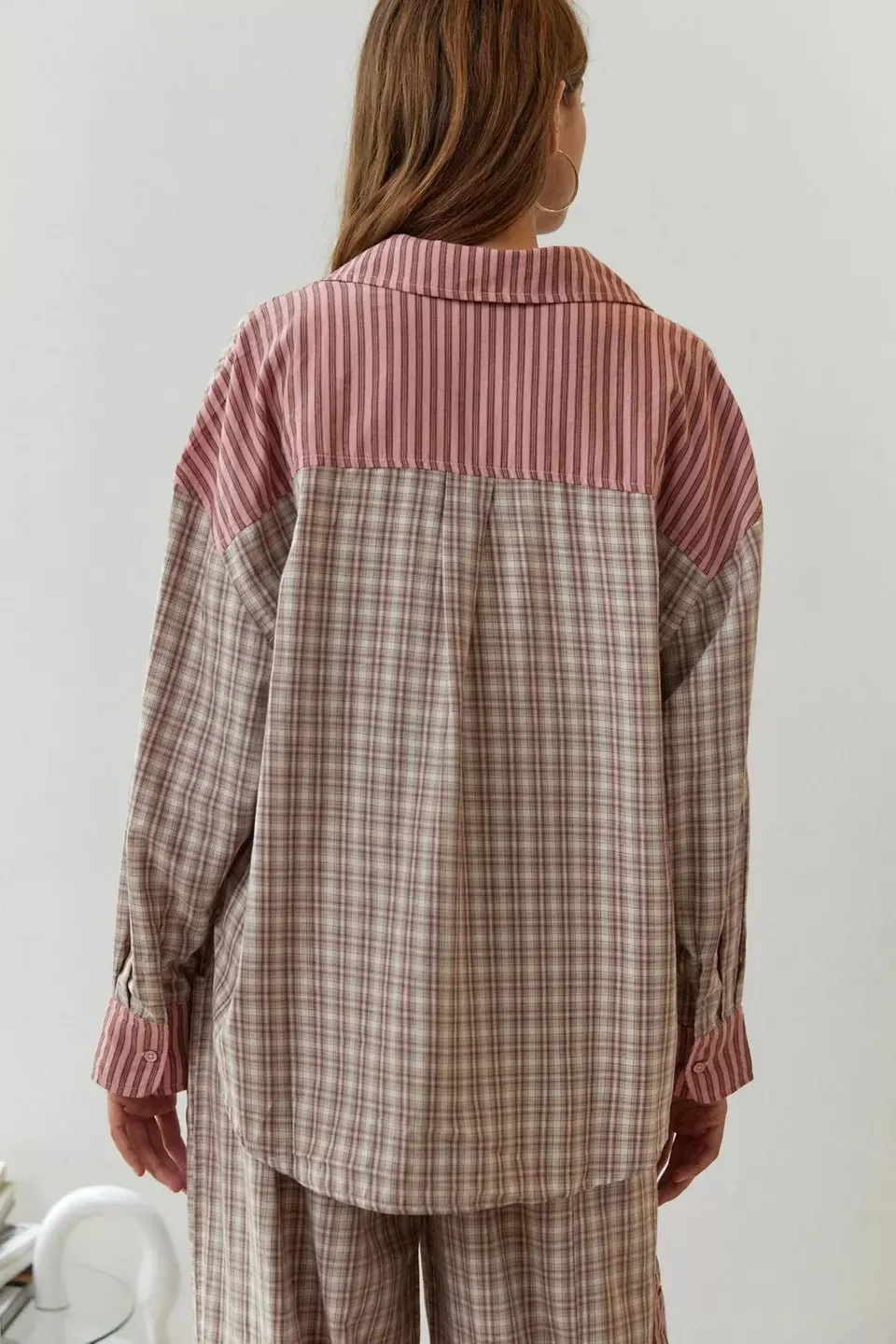 Mora | Plaid and Striped Pajama Set – Soft and Stylish Sleepwear