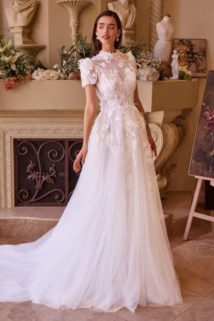 TWO LOOKS IN ONE WEDDING GOWN CDWL040